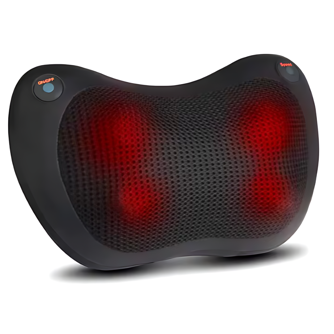 RelaxFlex shiatsu-massagepude med varmefunktion til nakke og ryg
