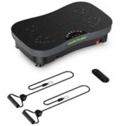 Sort Tunturi Cardio Fit V30 vibrationstræner med elastikker