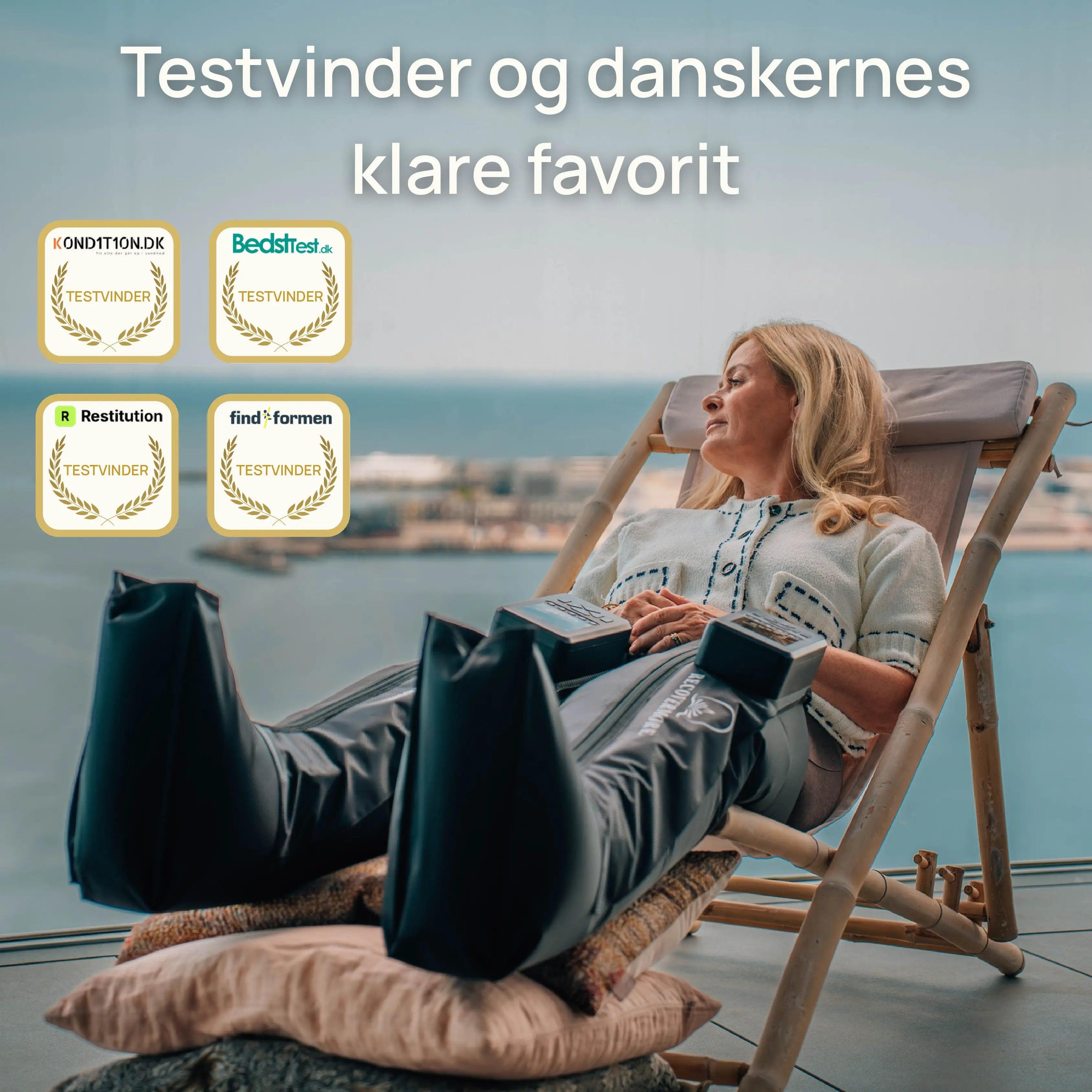 Recovery Boots med fem kamre og varmefunktion til restitution