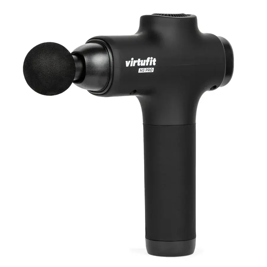 VirtuFit M3 Pro massagepistol med LCD-display og udskiftelige hoveder