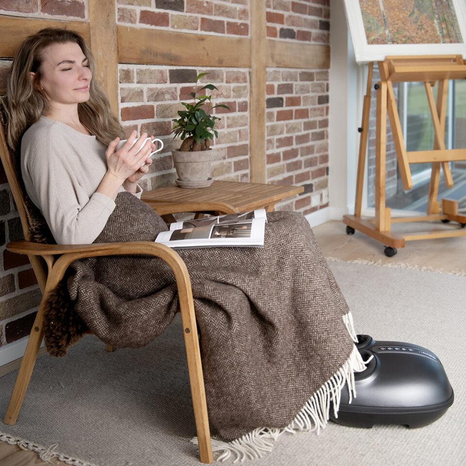 Aurora fodmassageapparat med luftkompression og varme